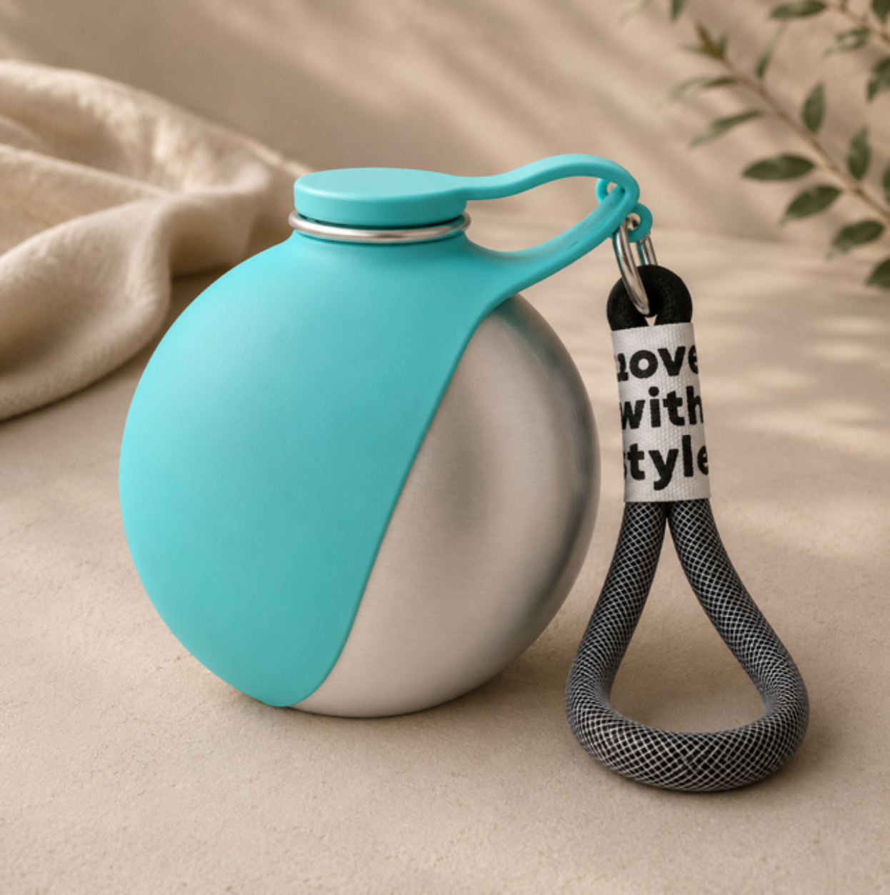 Blue Paws Trinkflasche